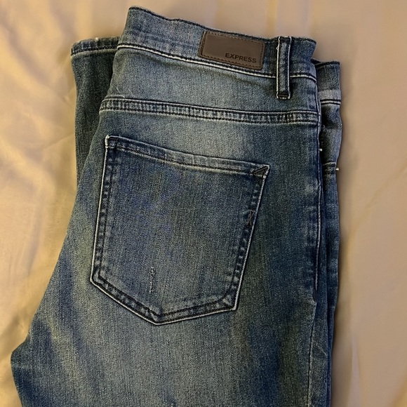 Express jeans, Size 8R, Dark Wash - Picture 4 of 5